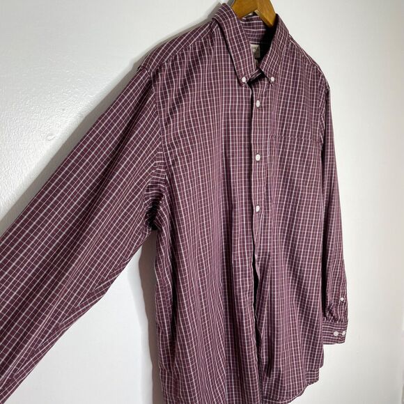 Duluth Wrinkle Fighter Plaid Long Sleeve Button Up Shirt Size Large Men’s - Picture 6 of 11
